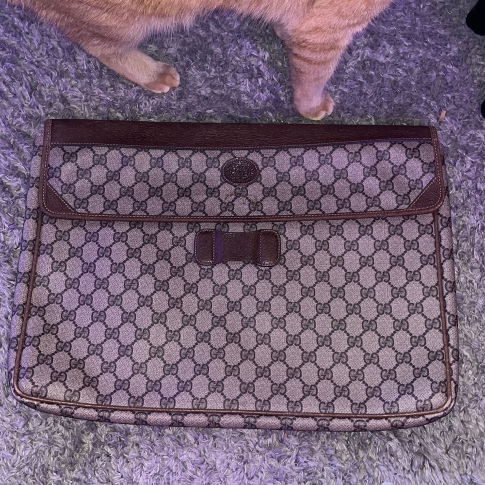 FAKE gucci laptop bag
